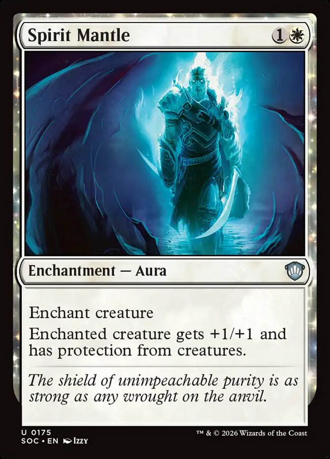 Spirit Mantle, Secrets Of Strixhaven Commander Card Art