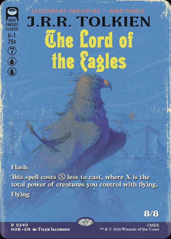 The Lord of the Eagles, The Hobbit Card Art