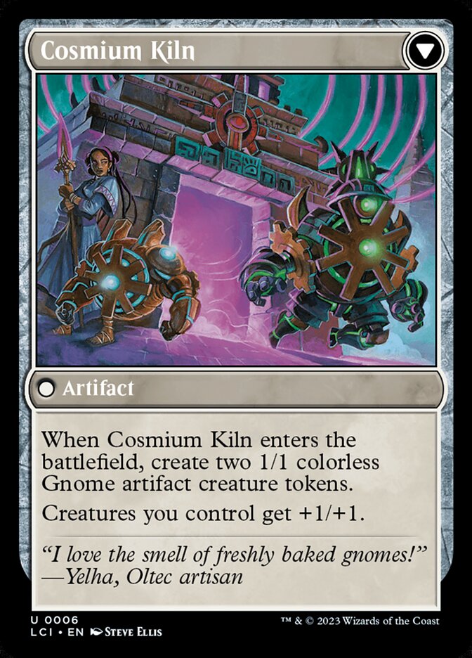 Clay-Fired Bricks // Cosmium Kiln, The lost caverns of ixalan Card Art