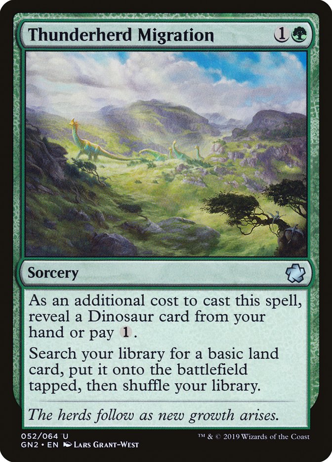Thunderherd Migration, Game Night 2019 Card Art