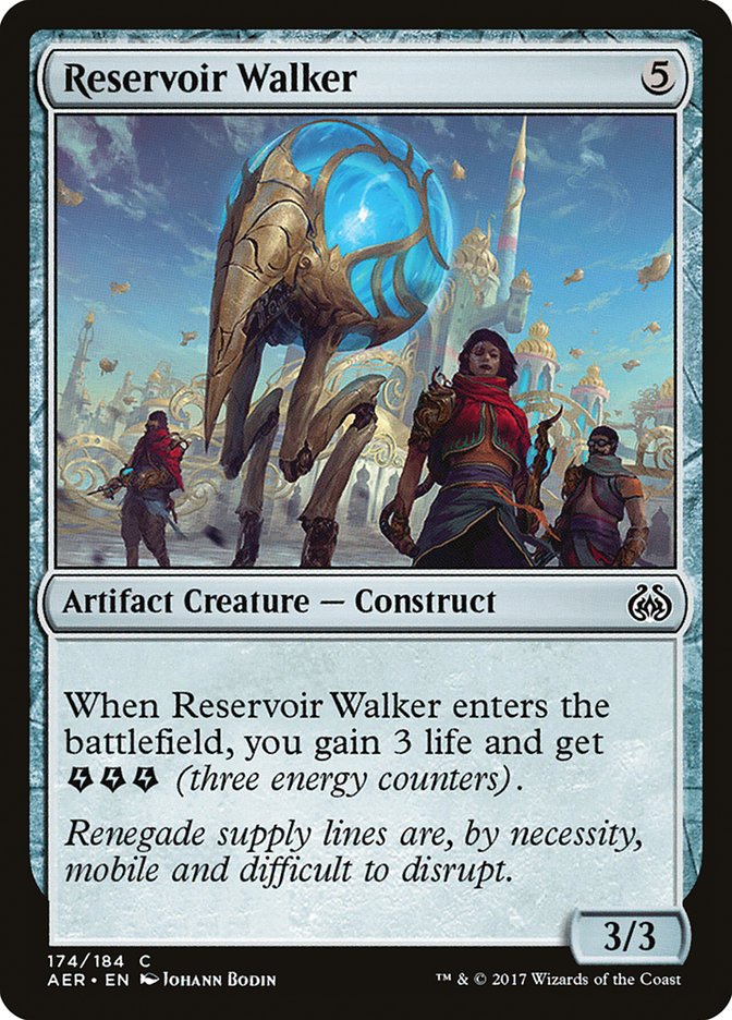 Reservoir Walker, Aether revolt Card Art