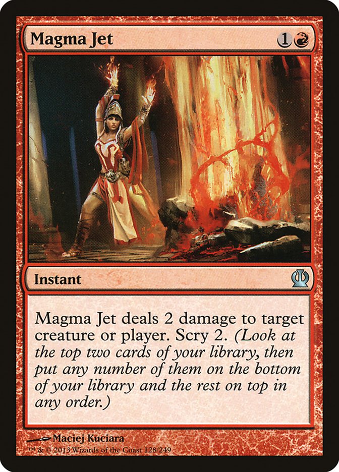 Magma Jet, Theros Card Art