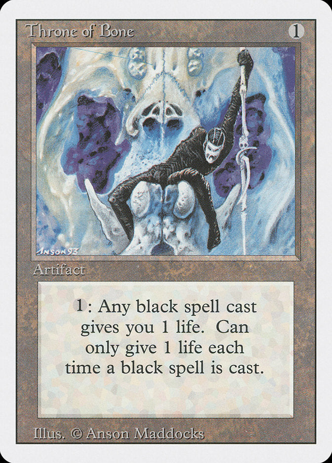 Throne of Bone, Revised edition Card Art