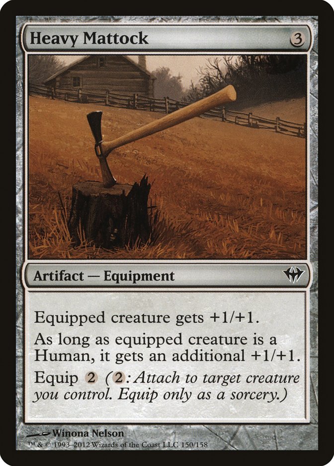 Heavy Mattock, Dark ascension Card Art