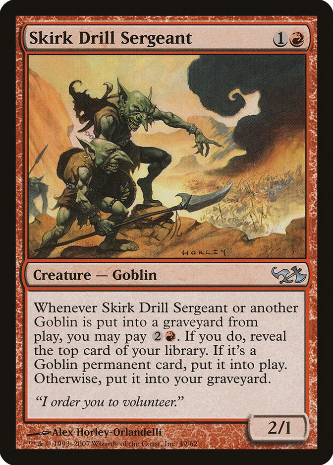 Skirk Drill Sergeant, Duel Decks: Elves Vs. Goblins Card Art