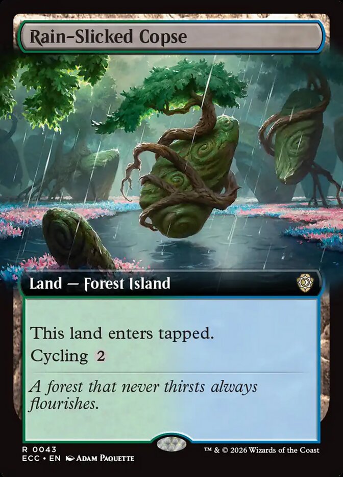 Rain-Slicked Copse, Lorwyn Eclipsed Commander Card Art