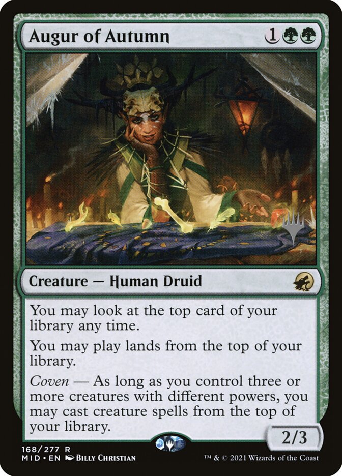 Augur of Autumn, Innistrad: midnight hunt promos Card Art