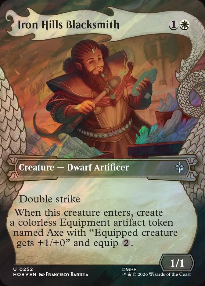 Iron Hills Blacksmith, The Hobbit Card Art
