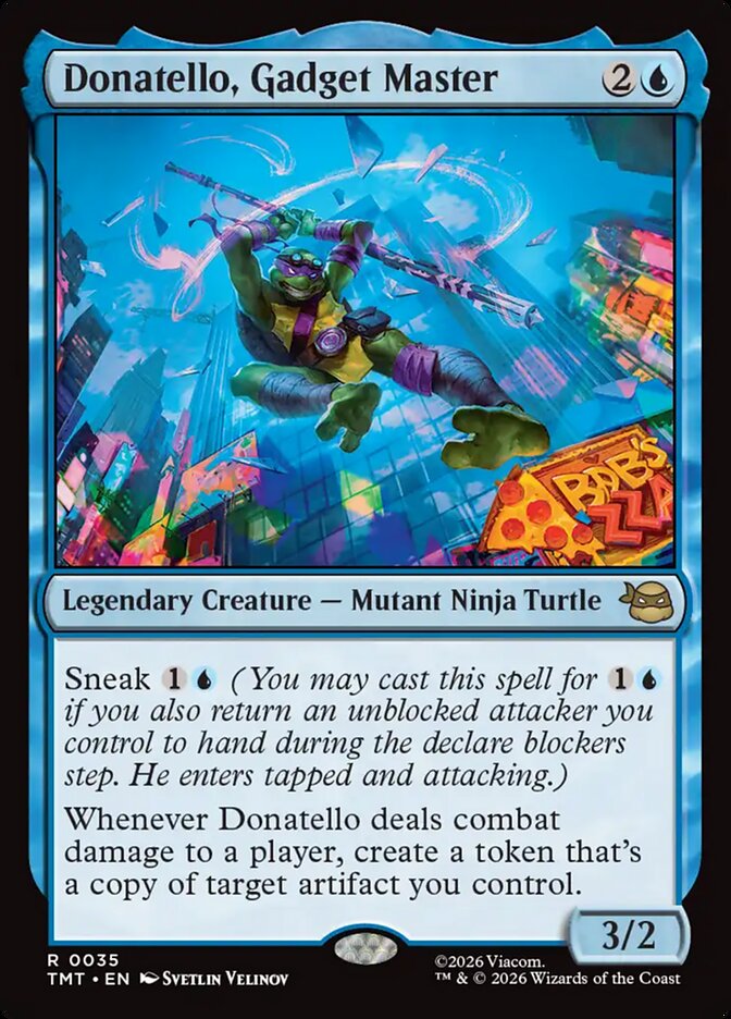 Donatello, Gadget Master, Teenage Mutant Ninja Turtles Card Art