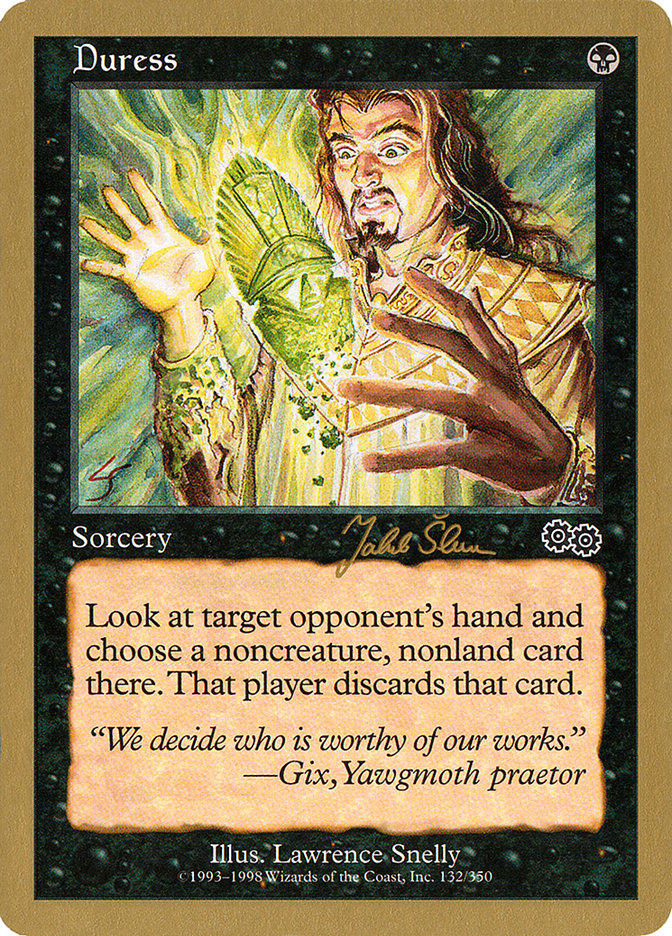 Duress, World championship decks 1999 Card Art