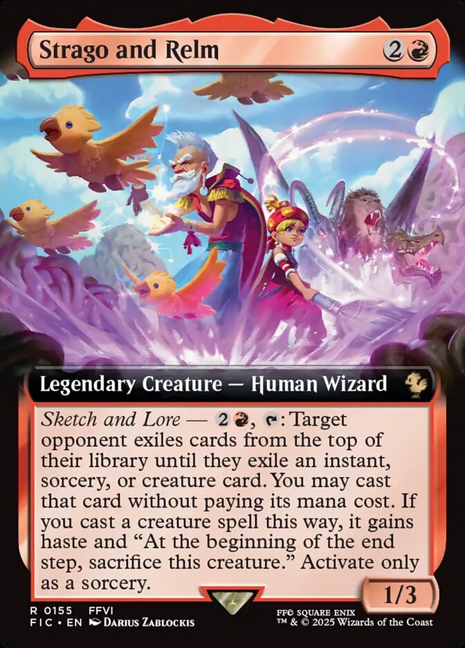 Strago and Relm, Final Fantasy Commander Card Art