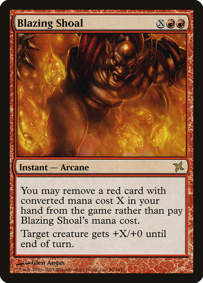 Blazing Shoal, Betrayers Of Kamigawa Card Art