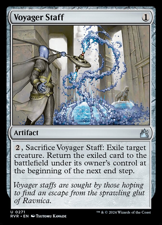 Voyager Staff, Ravnica remastered Card Art