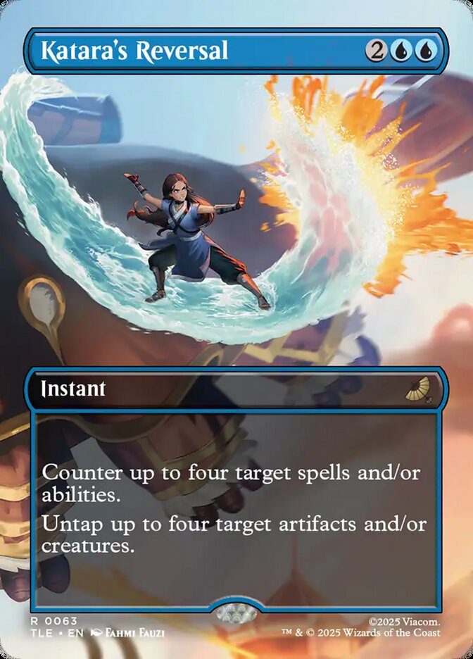 Katara's Reversal, Avatar: The Last Airbender Eternal Card Art