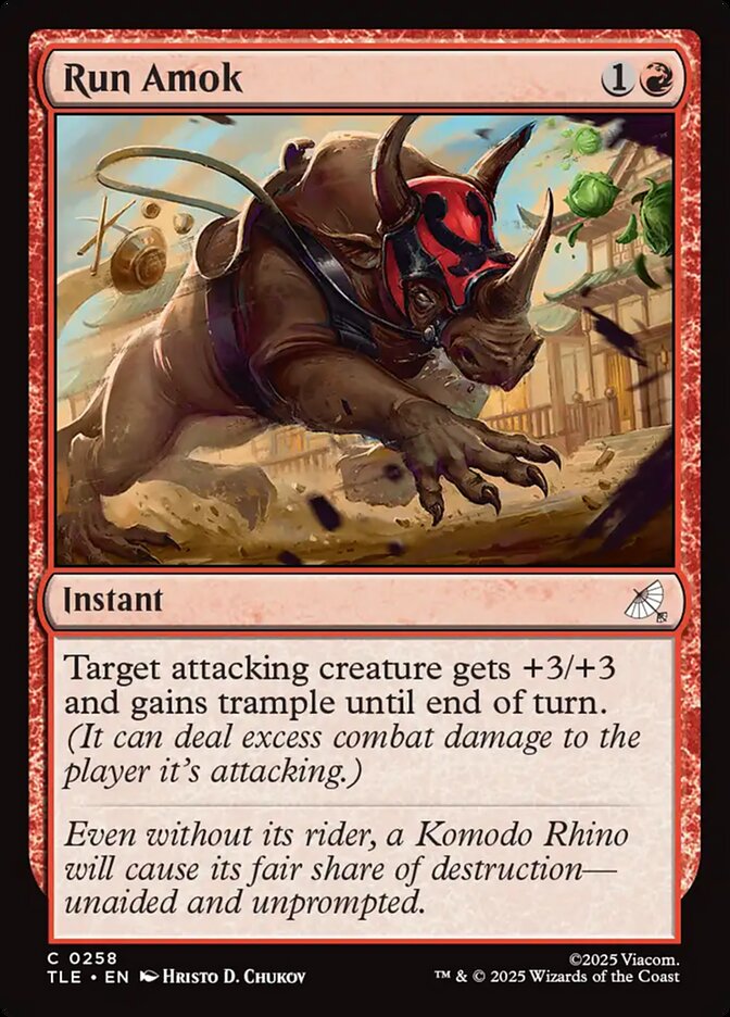 Run Amok, Avatar: The Last Airbender Eternal Card Art