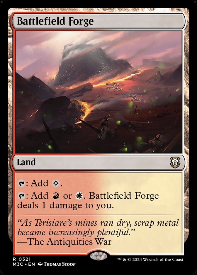 Battlefield Forge, Modern horizons 3 commander Card Art