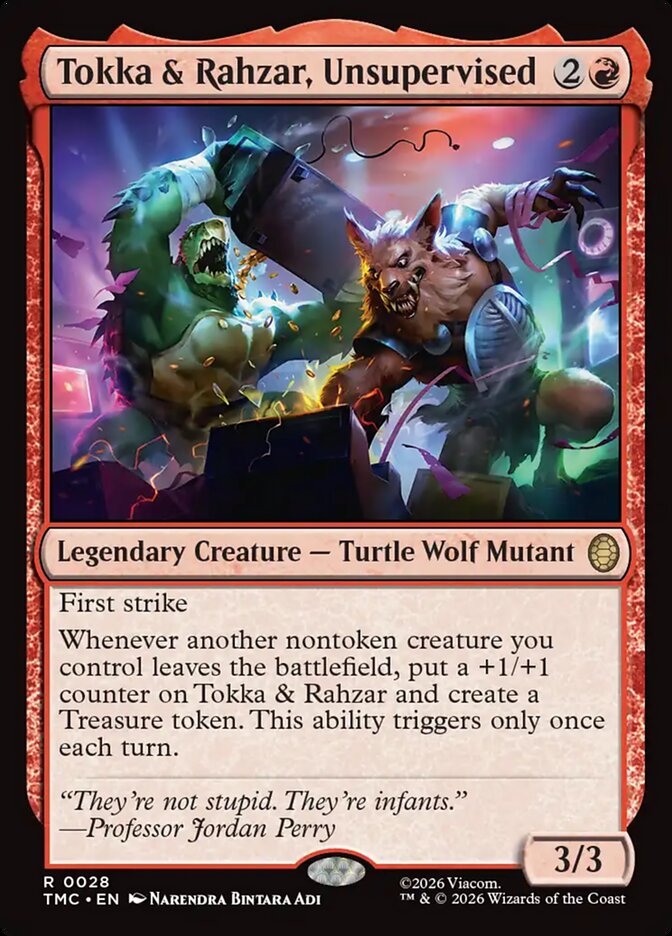 Tokka & Rahzar, Unsupervised, Teenage Mutant Ninja Turtles Eternal Card Art
