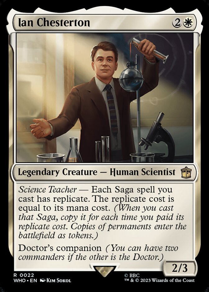 Ian Chesterton, Doctor Who Card Art