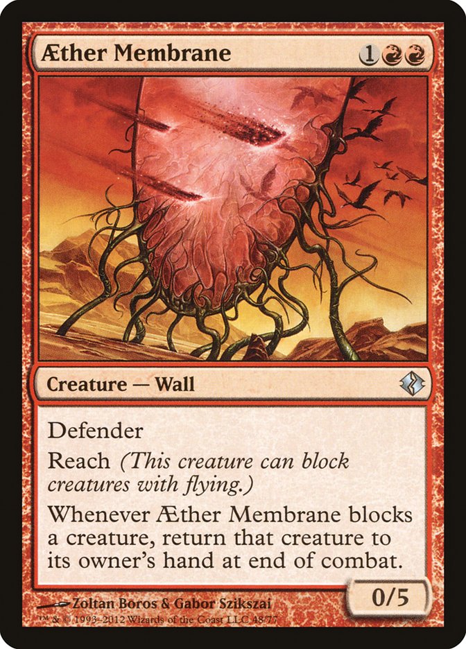 Aether Membrane, Duel decks: venser vs. koth Card Art
