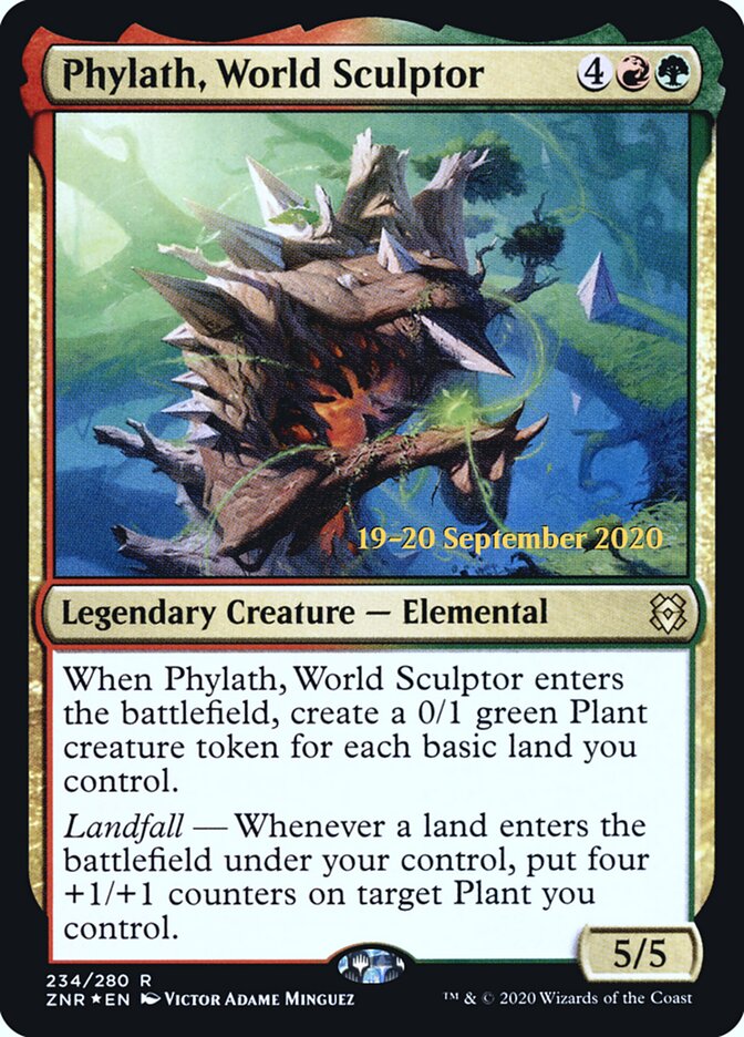 Phylath, World Sculptor, Zendikar Rising Promos Card Art