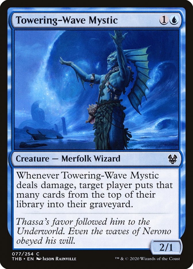 Towering-Wave Mystic, Theros beyond death Card Art