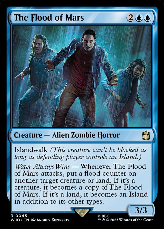 The Flood of Mars, Doctor Who Card Art