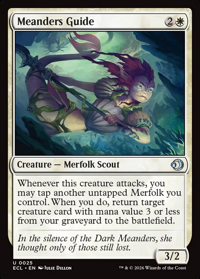 Meanders Guide, Lorwyn Eclipsed Card Art