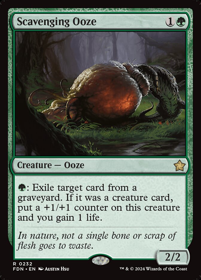 Scavenging Ooze, Foundations Card Art