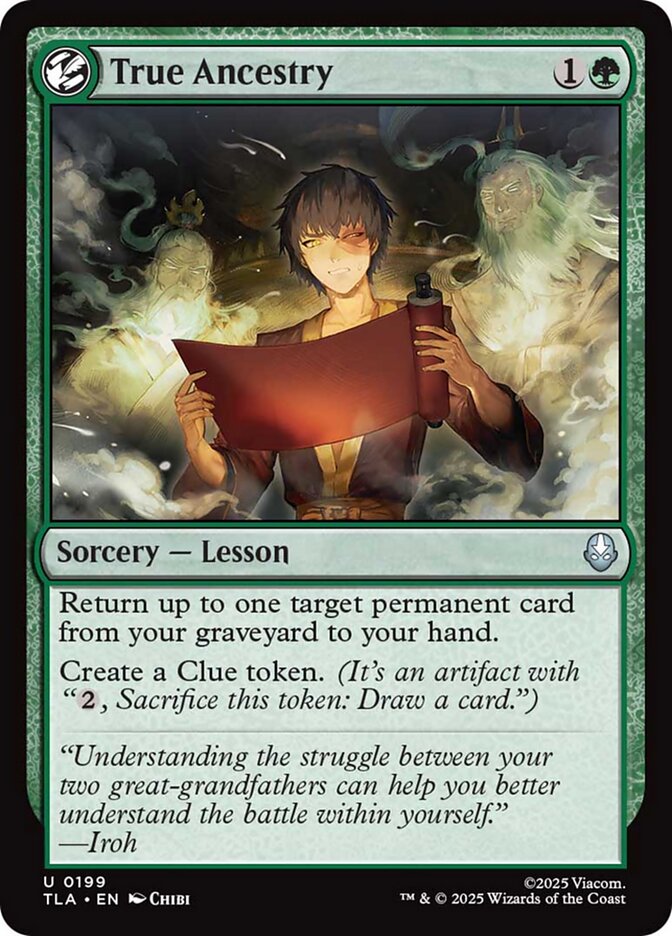 True Ancestry, Avatar: The Last Airbender Card Art