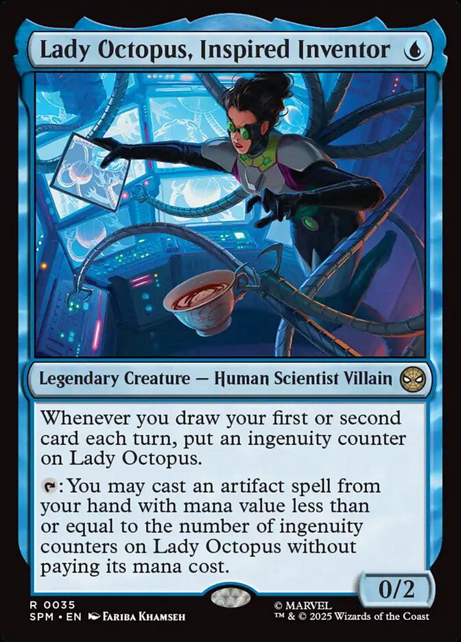 Lady Octopus, Inspired Inventor, Marvel'S Spider-Man Card Art