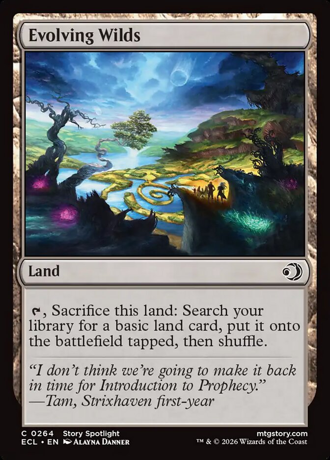 Evolving Wilds, Lorwyn Eclipsed Card Art