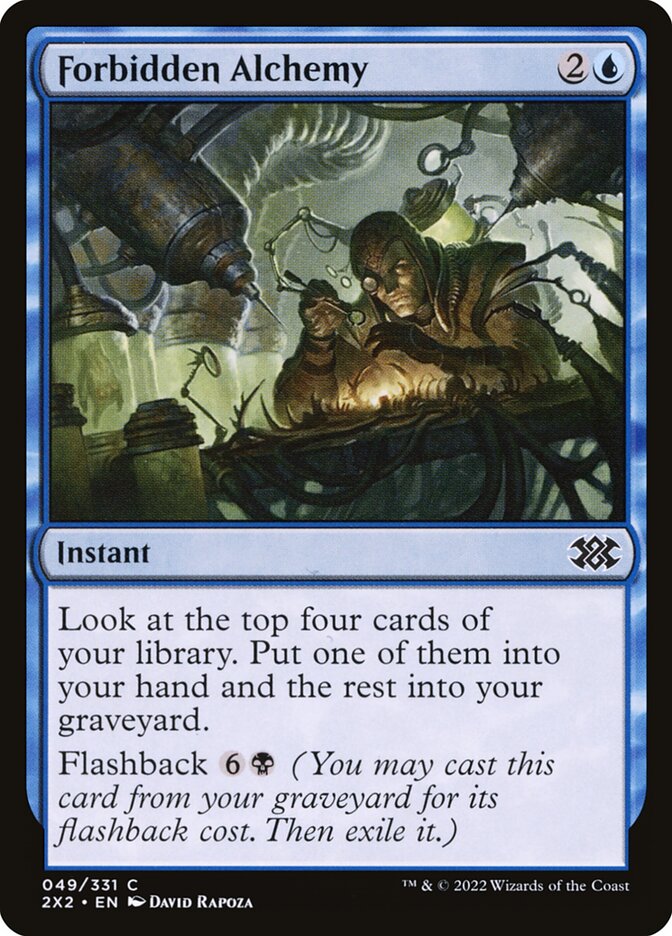 Forbidden Alchemy, Double masters 2022 Card Art