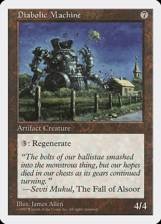 Diabolic Machine, Fifth Edition Card Art