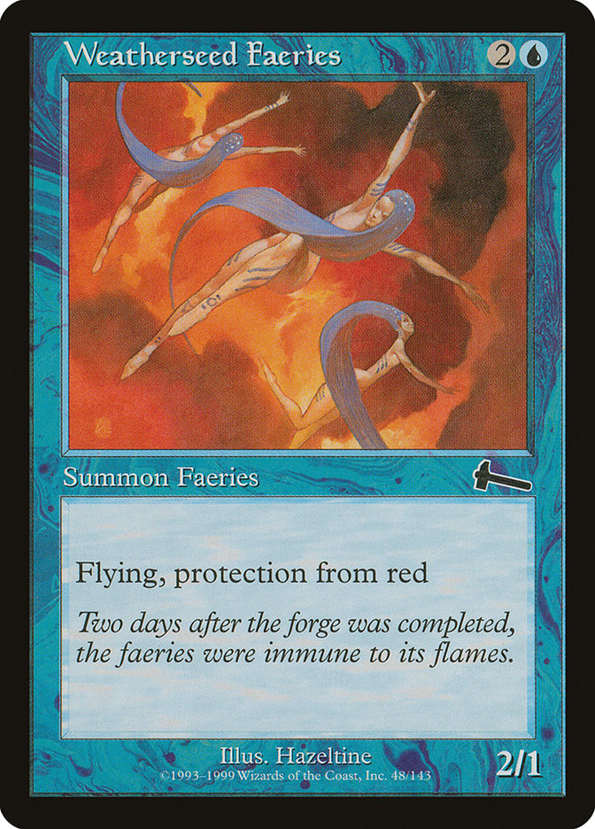 Weatherseed Faeries, Urza's legacy Card Art