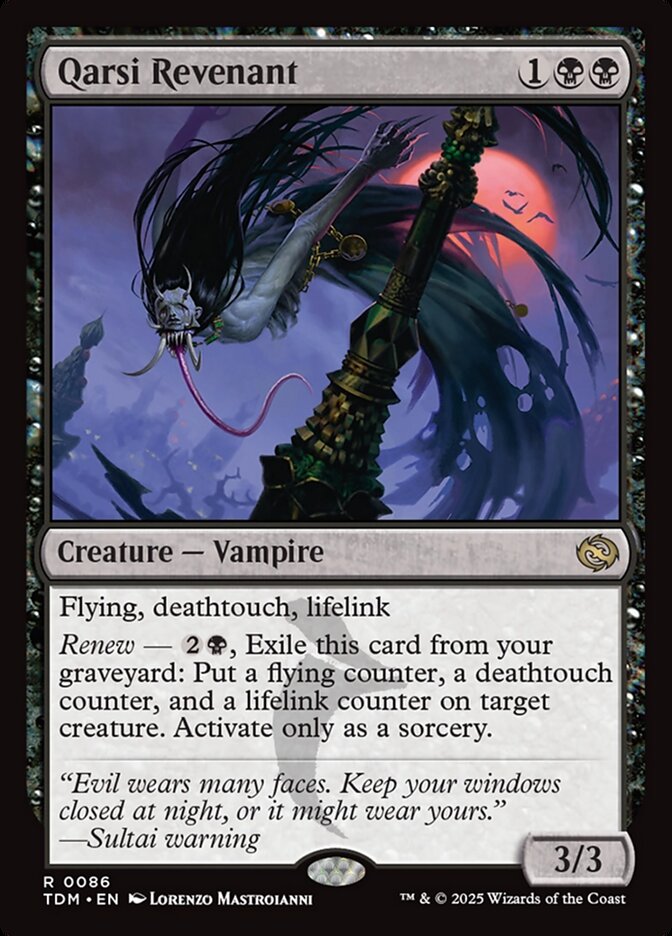 Qarsi Revenant, Tarkir: Dragonstorm Card Art