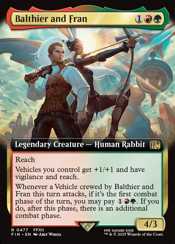 Balthier and Fran, Final fantasy Card Art