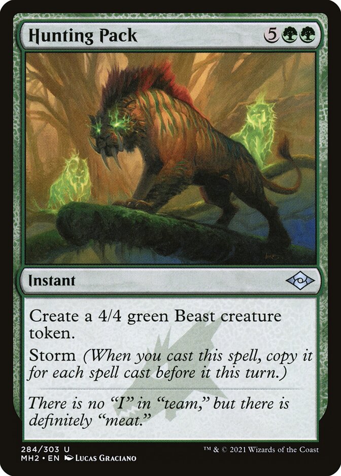 Hunting Pack, Modern horizons 2 Card Art
