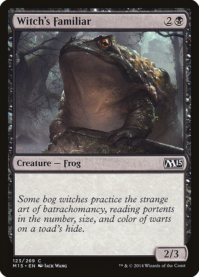 Witch's Familiar, Magic 2015 Card Art