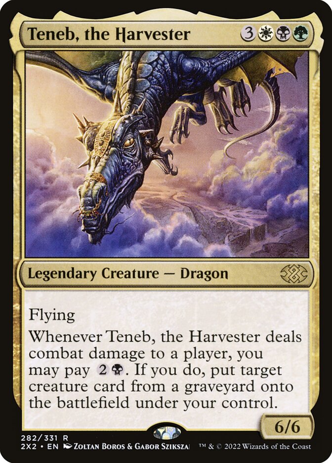 Teneb, the Harvester, Double Masters 2022 Card Art