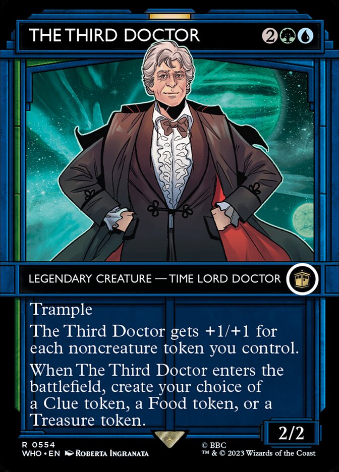 The Third Doctor, Doctor who Card Art