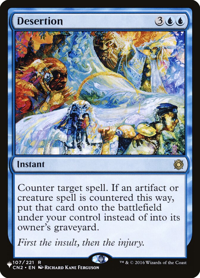 Desertion, The List Card Art