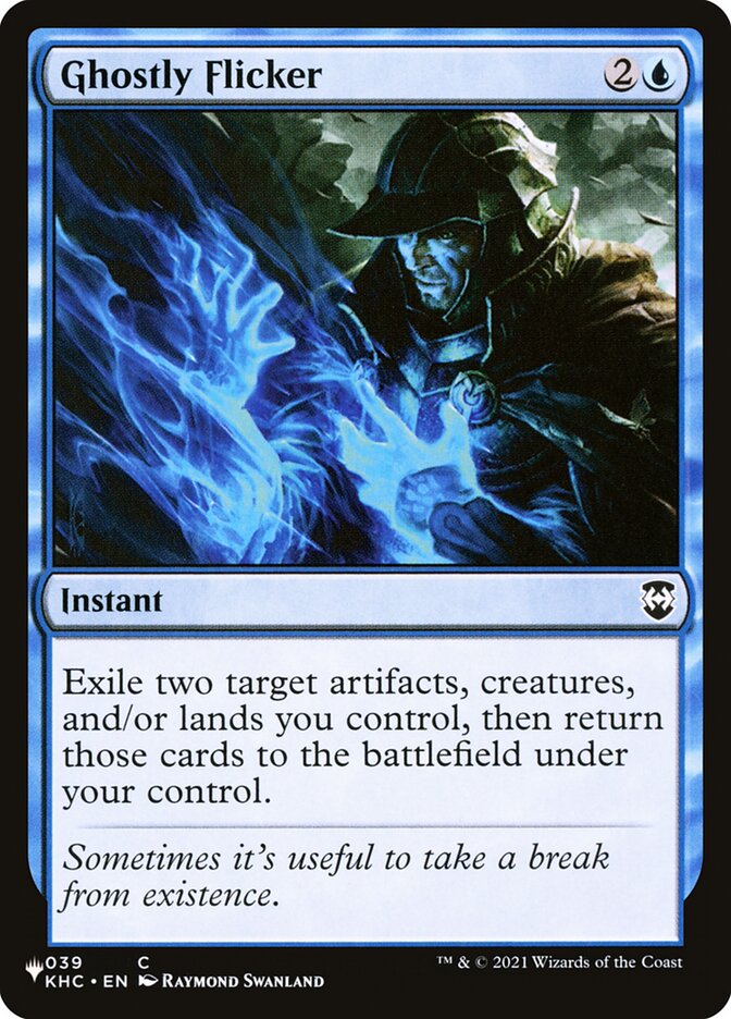 Ghostly Flicker, The List Card Art