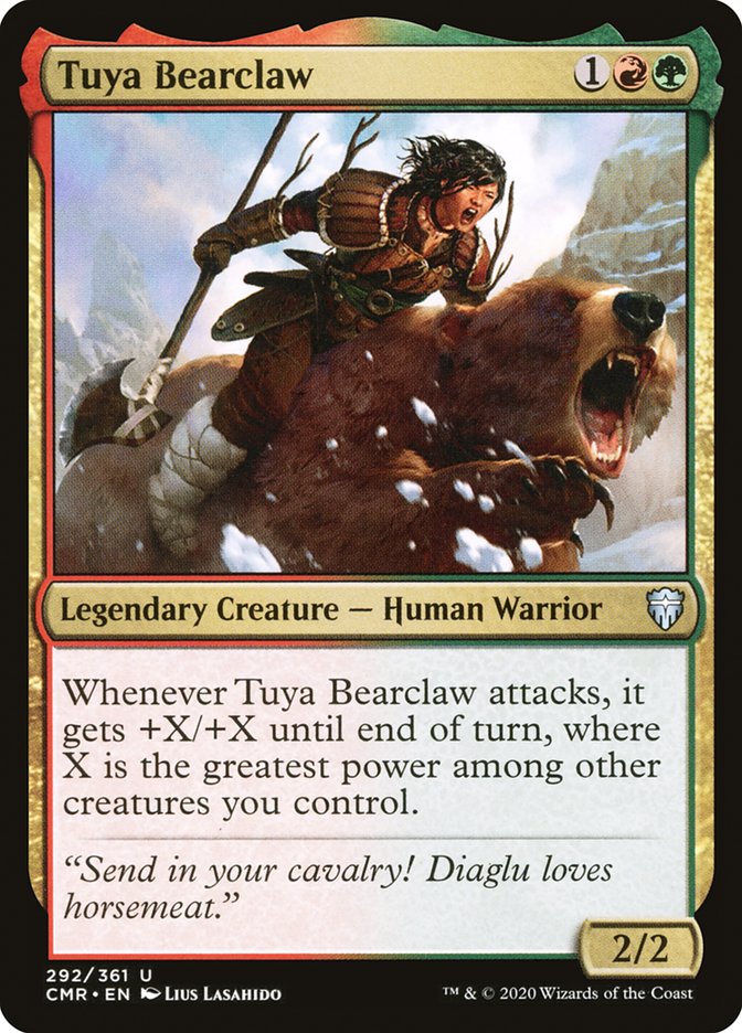 Tuya Bearclaw, Commander Legends Card Art