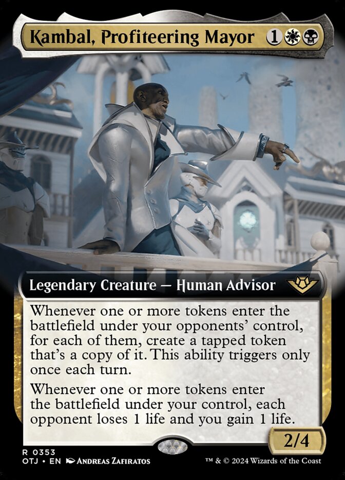 Kambal, Profiteering Mayor, Outlaws Of Thunder Junction Card Art