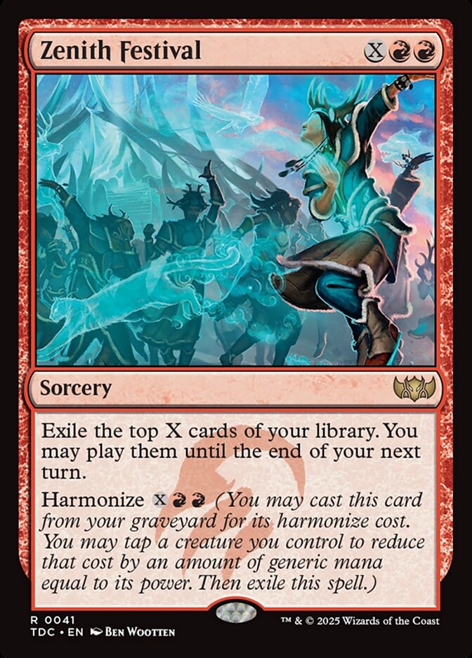 Zenith Festival, Tarkir: dragonstorm commander Card Art