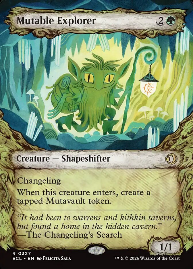 Mutable Explorer, Lorwyn Eclipsed Card Art