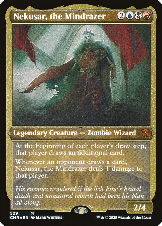 Nekusar, the Mindrazer - Etched Foil