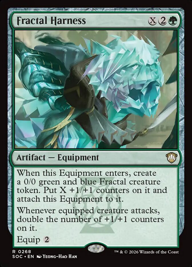 Fractal Harness, Secrets Of Strixhaven Commander Card Art