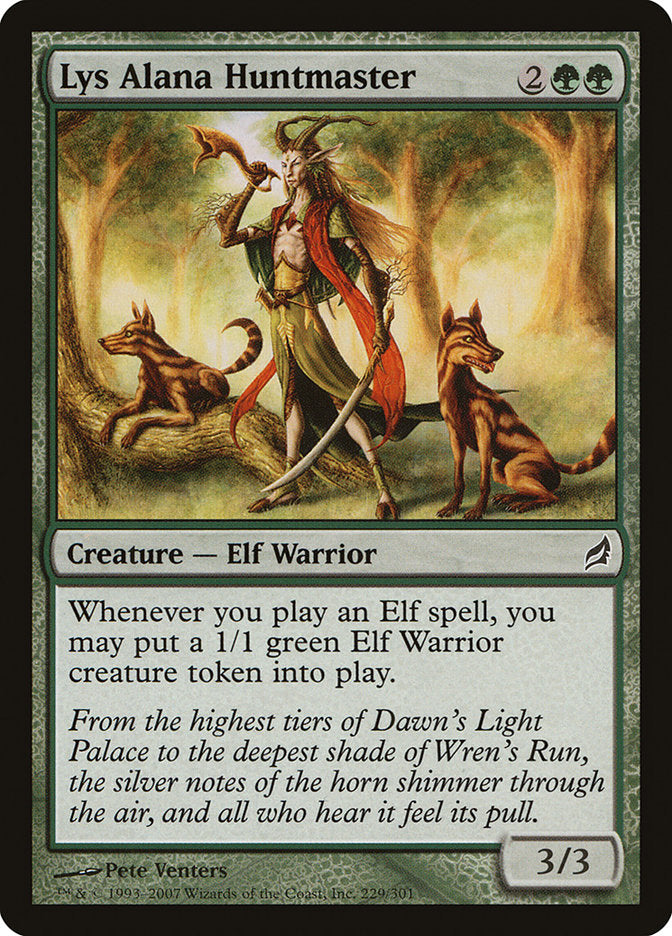 Lys Alana Huntmaster, Lorwyn Card Art
