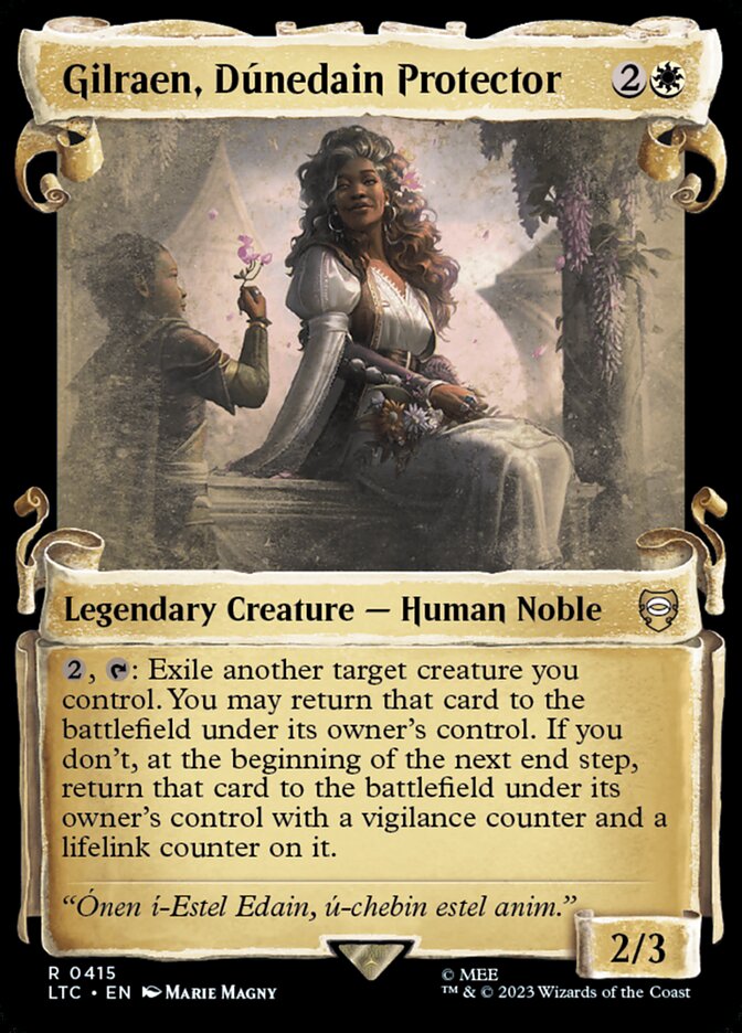 Gilraen, Dúnedain Protector, Tales Of Middle-Earth Commander Card Art